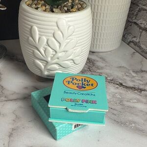 Beauty Creations Polly Pocket Blush in Teal Packaging